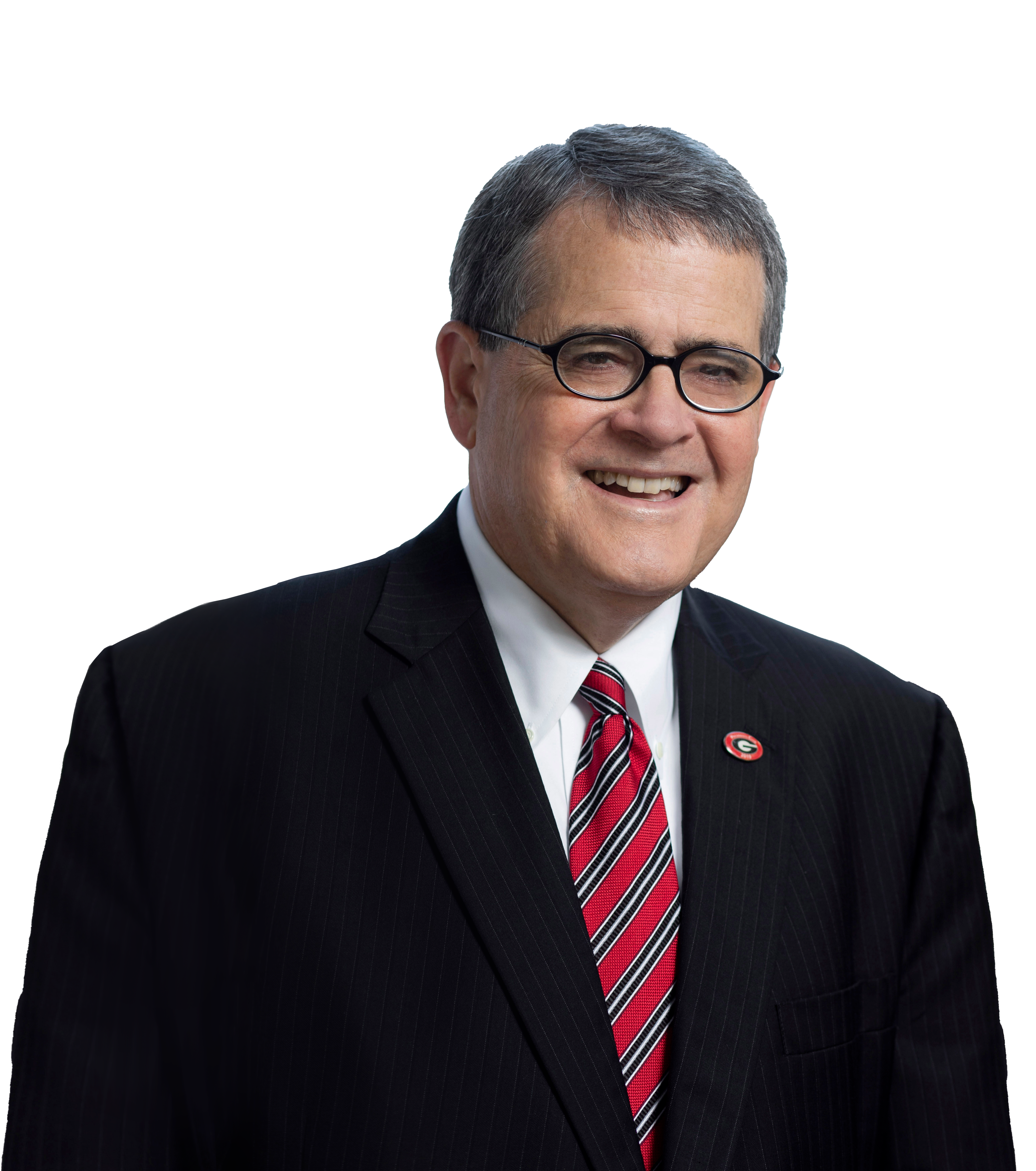 Cutout of UGA President Jere W. Morehead