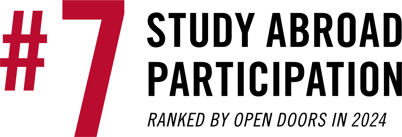 #7 Study Abroad Participation - Ranked by Open Doors in 2024